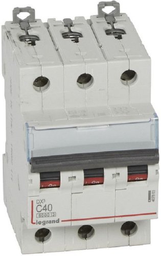 Выключатель автоматический Legrand DX3-E 6000 3п 40А C 6кА фото Выключатель автоматический Legrand DX3-E 6000 3п 40А C 6кА картинка